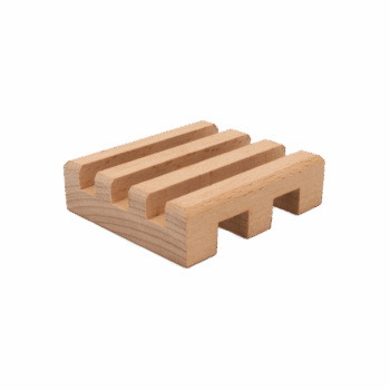 Porte-savon en bois