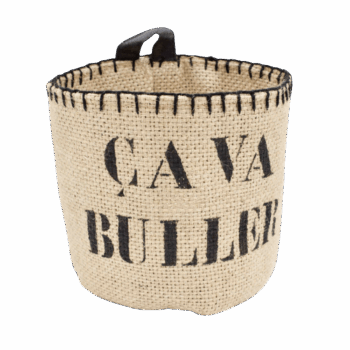 Panier en toile de jute - Petit format