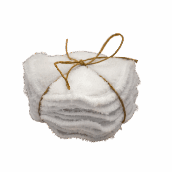 Lingettes réutilisables en bambou