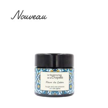Bougie artisanale - Fleur de coton